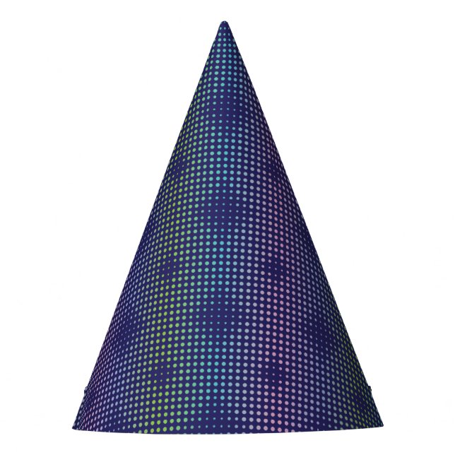 Chapeaux De Fêtes Iridescent Holographic Dots Pattern (Devant)