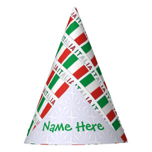 Chapeaux De Fêtes Italia Bandiera Italiana Carrelage Vert Personnali