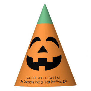 Chapeaux De Fêtes Jack-o-Lantern Face Cute Citrouille moderne Hallow