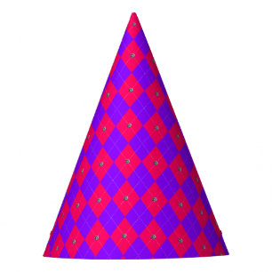 Chapeaux De Fêtes Jacquard princesse Diamonds-PAPIER CASQUETTES