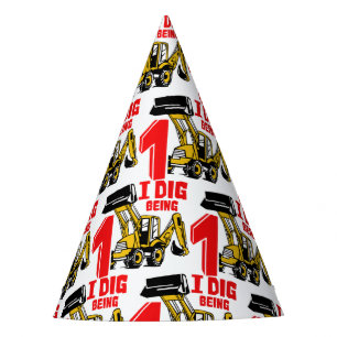 Chapeaux De Fêtes J'ai creusé étant une construction 1er anniversair