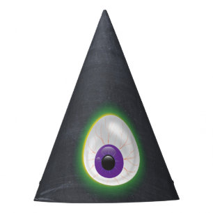 Chapeaux De Fêtes Jaillissant Purple Eyeball Troisième Oeil Hallowee