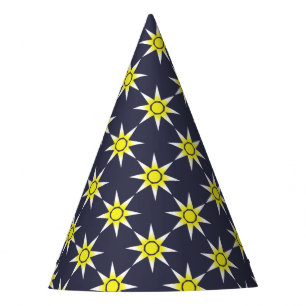 Chapeaux De Fêtes Jaune Blanc Magique Sun Produit