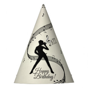 Chapeaux De Fêtes Jazz Dance Golden Music Party Casquette