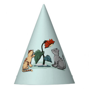 Chapeaux De Fêtes Jeu de fleurs délice d'été de chatons