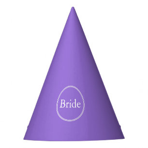 Chapeaux De Fêtes Jeu de mariage violet de la fête de la Chalky Dark
