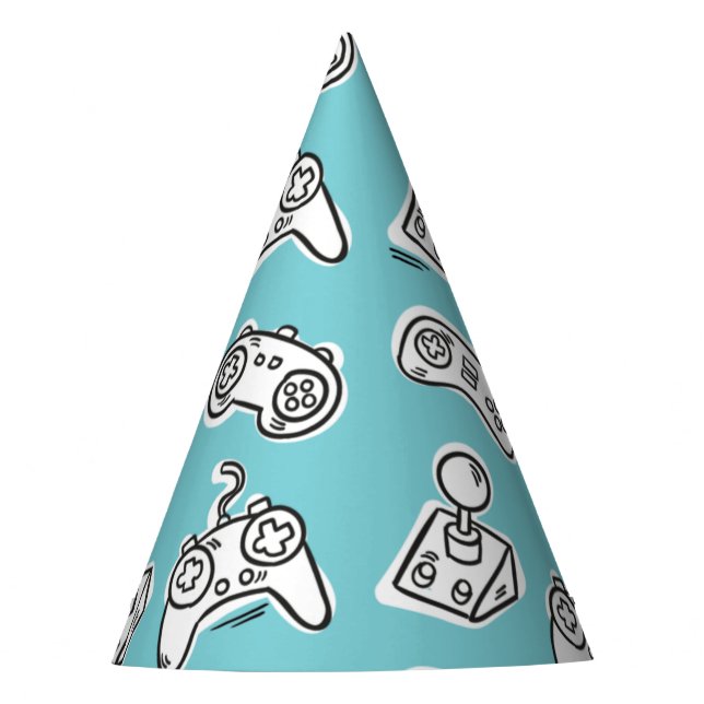 Chapeaux De Fêtes Jeu vidéo Casquette d'anniversaire (Devant)