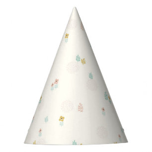 Chapeaux De Fêtes Joli Jardin Floral Caricature Anniversaire