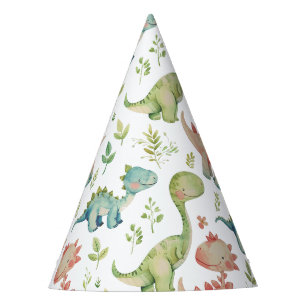 Chapeaux De Fêtes Joli jeu de dinosaures anniversaire de enfant