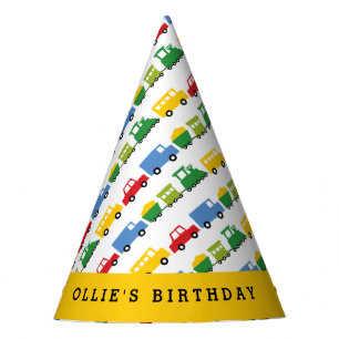 Chapeaux De Fêtes Jouets Garçons Voiture Train Bus Camion Transport 