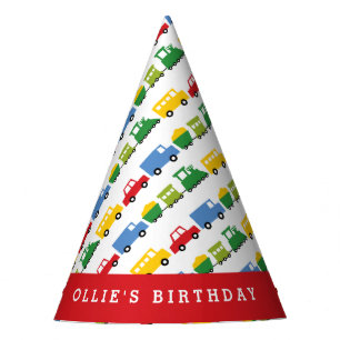 Chapeaux De Fêtes Jouets pour garçons Voiture Bus Camion Train Trans