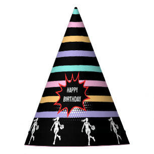 Chapeaux De Fêtes Joueuse de basketball, Équipe Anniversaire