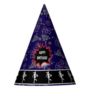 Chapeaux De Fêtes Joueuse de basketball, Équipe Anniversaire
