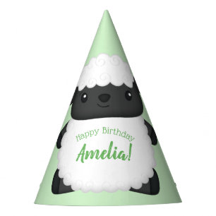 Chapeaux De Fêtes Jour d'anniversaire du mouton Vert