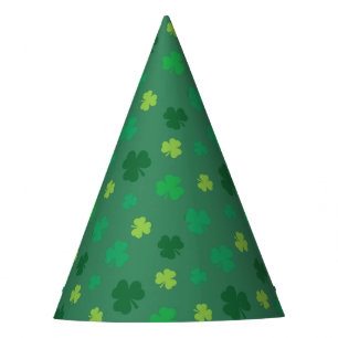 Chapeaux De Fêtes Jour de la Saint Patrick Motif Shamrock vert