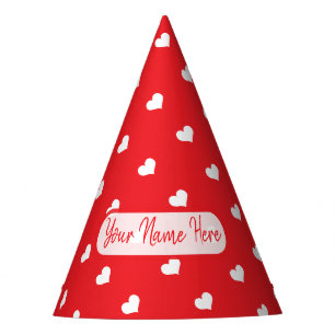 Chapeaux De Fêtes Joyeuse Saint-Valentin Moderne Motif d'Amour