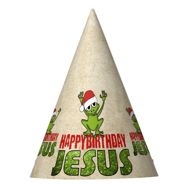 Chapeaux De Fêtes Joyeux anniversaire Jésus (Devant)