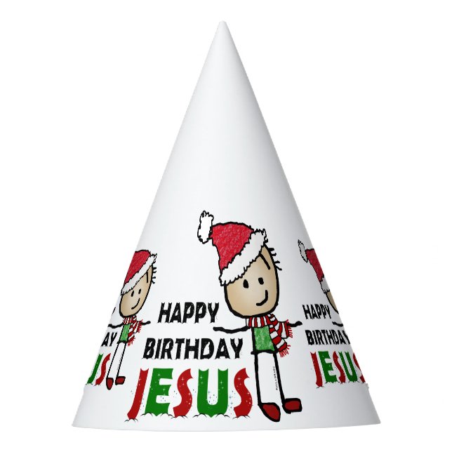 Chapeaux De Fêtes Joyeux anniversaire Jésus (Devant)