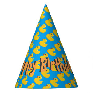 Chapeaux De Fêtes Joyeux anniversaire Rubber Ducky!