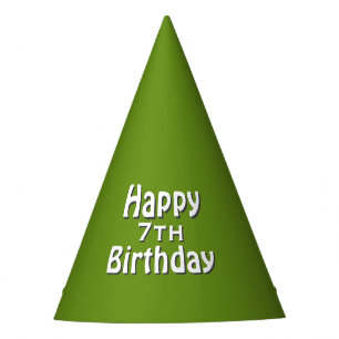 Chapeaux De Fêtes Joyeux Anniversaire Vert