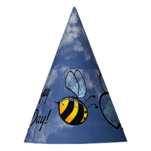 Chapeaux De Fêtes Joyeux Bee Day avec Buzz the Bee, casquette de la
