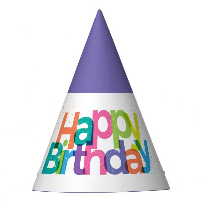Chapeaux De Fêtes Joyeux Casquette de fête d'anniversaire (Devant)