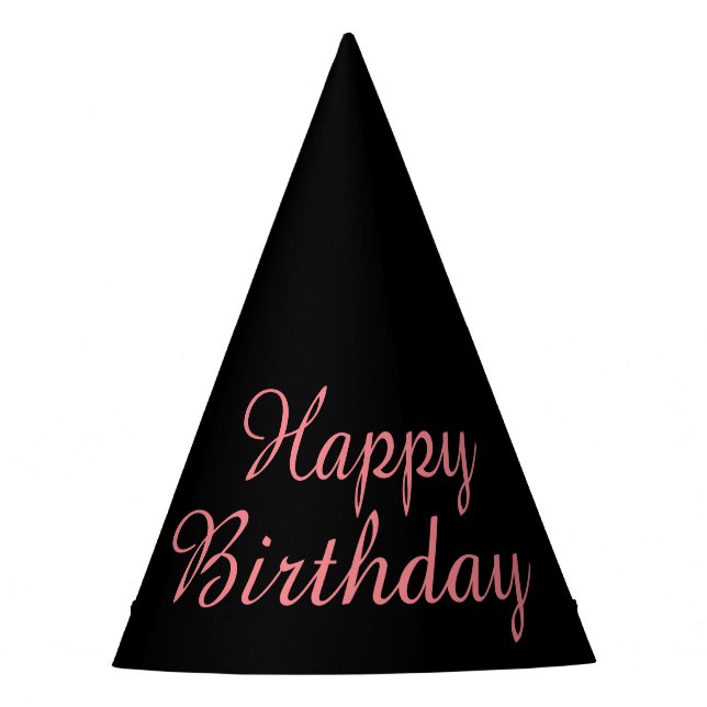 Chapeaux De Fêtes Joyeux Casquette de fête d'anniversaire (Devant)