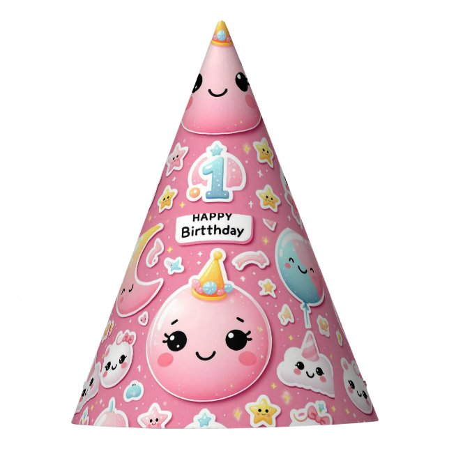 Chapeaux De Fêtes Joyeux casquette de fête d'anniversaire (Devant)