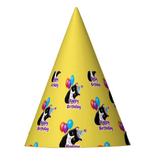 Chapeaux De Fêtes Joyeux Chat d'anniversaire