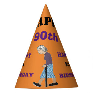 Chapeaux De Fêtes JOYEUX quatre-vingt-dixième ANNIVERSAIRE