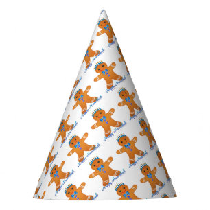 Chapeaux De Fêtes Judaïque Hanoukka Gingerbread Homme Menorah