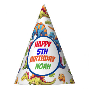 Chapeaux De Fêtes Jurassic Dinosaur Thème Anniversaire