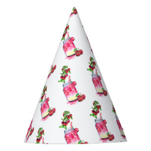 Chapeaux De Fêtes Jus de cerise frais Cool Casquettes de la fête de
