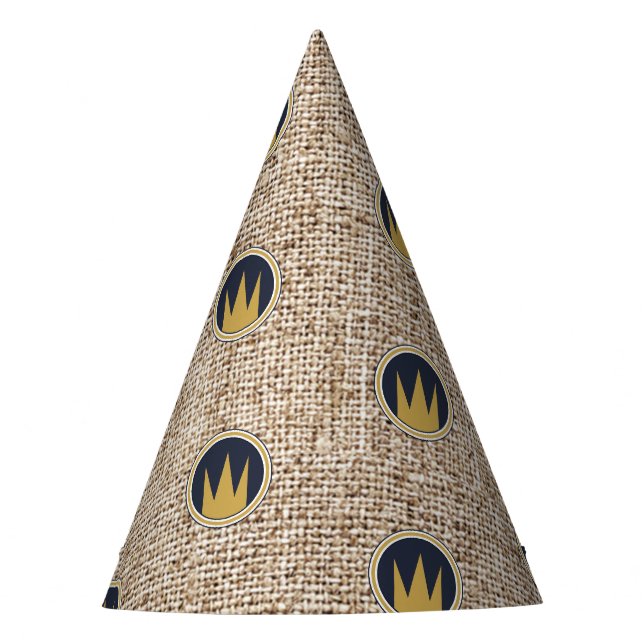Chapeaux De Fêtes King Wild Thing Gold Crown Burlap Anniversaire (Devant)