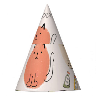 Chapeaux De Fêtes Kitty Kitten Chats : Motif animal mignon