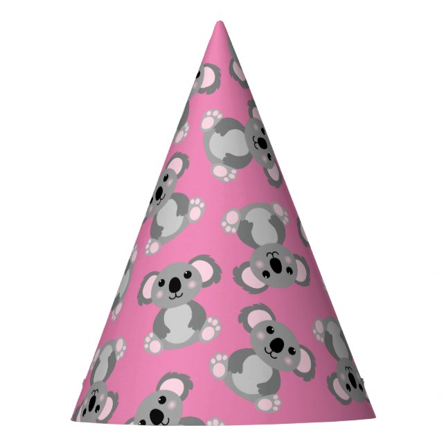 Chapeaux De Fêtes Koala Bear Cute Kid Anniversaire (Devant)