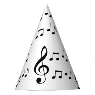 Chapeaux De Fêtes La "musique note" des casquettes de partie