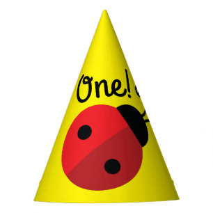 Chapeaux De Fêtes Lady Bug Cute 1ère fête d'anniversaire