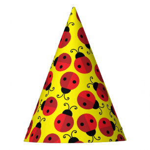 Chapeaux De Fêtes Lady Bug Cute Kid's Ladybug Birthday Party