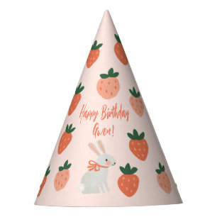 Chapeaux De Fêtes Lapin et fraise