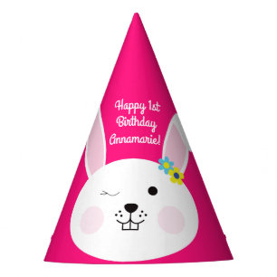Chapeaux De Fêtes Lapin Lapin Pâques Printemps fête d'anniversaire
