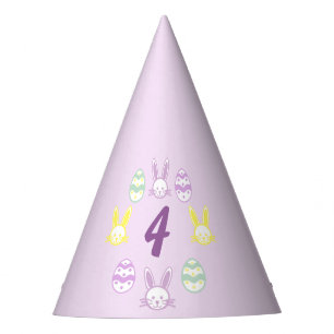 Chapeaux De Fêtes Lavande Pâques 4e anniversaire