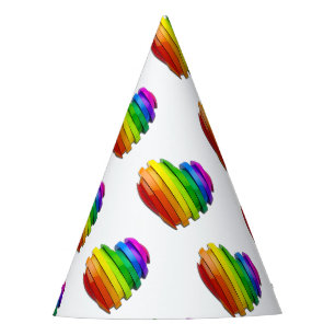 Chapeaux De Fêtes Le cœur sculptural tridimensionnel de SlipperyJoe 
