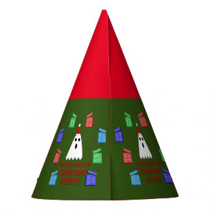 Chapeaux De Fêtes Le fantôme de Noël présente drôle