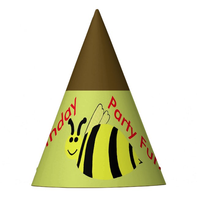 Chapeaux De Fêtes Le jaune gaffent des casquettes d'anniversaire de (Devant)