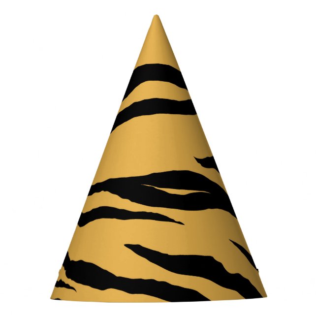 Chapeaux De Fêtes Le tigre barre le casquette de partie (Devant)
