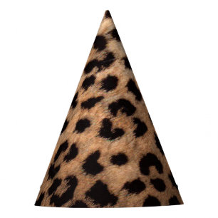 Chapeaux De Fêtes Leopard Cheetah Imprimer Fête d'anniversaire de la