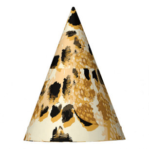 Chapeaux De Fêtes Leopard Chic : Elégance Motif Vintage.
