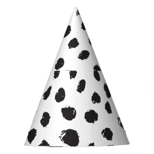 Chapeaux De Fêtes Léopard Texture : Motif Vintage sans joint.