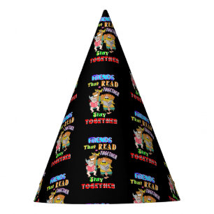 Chapeaux De Fêtes Les amis qui lisent ensemble restent ensemble